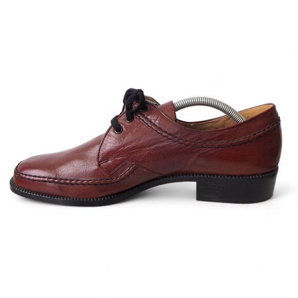 Marke Salamander Vintage Made in West Germany Leather Oxfords Brown Men's 9.5F - Picture 6 of 11